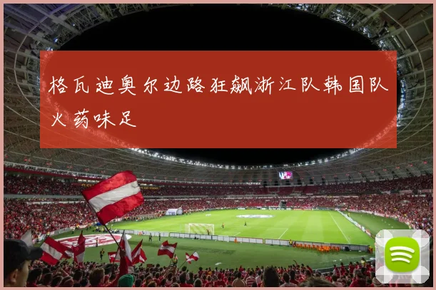 格瓦迪奥尔边路狂飙浙江队韩国队火药味足